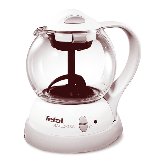 TEFAL MAGIC TEA BJ100010 Manual