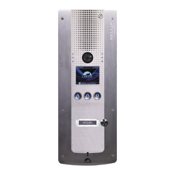 Castel XELLIP XE-PAD-AUDIO-1B Manual