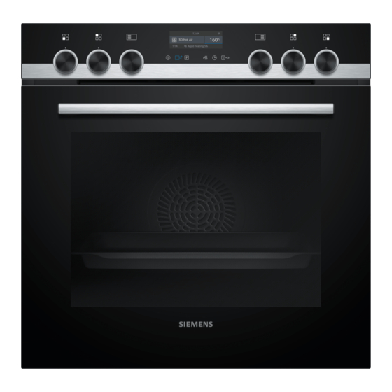 Siemens HE519GB 6 Series Built-in cooker Manuals