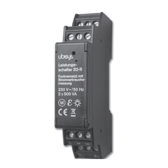 Ubisys S2-R Quick Start Manual