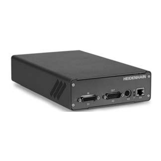 HEIDENHAIN E I 11 Series Mounting Instructions
