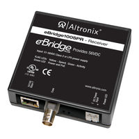 Altronix eBridge PLUS eBridge100SPR Installation Manual