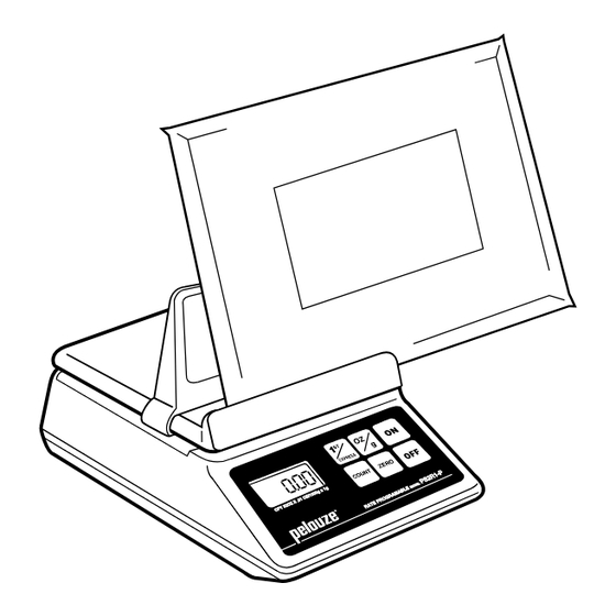 Pelouze Electronic Weighing Instruments PS2R1-P Operator's Manual