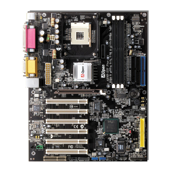 AOpen AX4B-533 Plus Online Manual