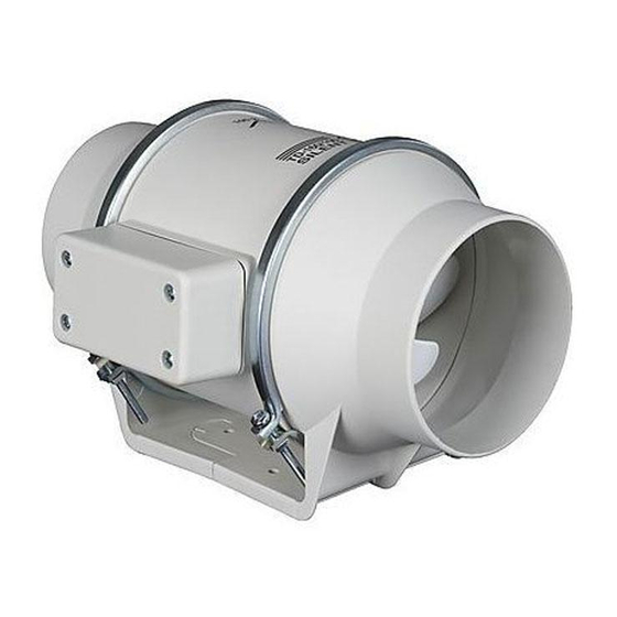 Soler & Palau TD-100 Installation Instructions Manual