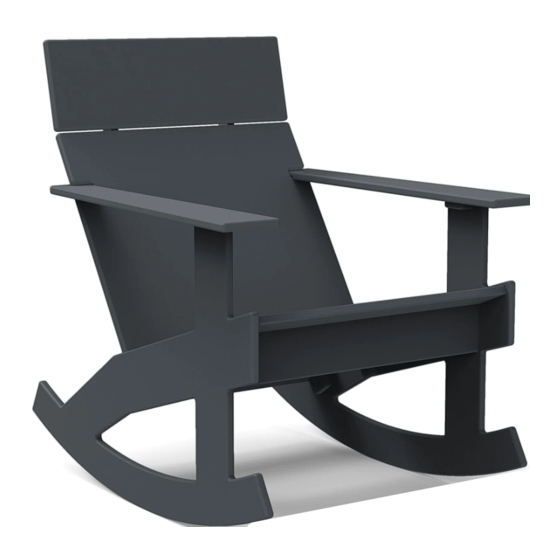 Loll Designs LOLLYGAGGER ROCKER Assembly Instructions & Product Info