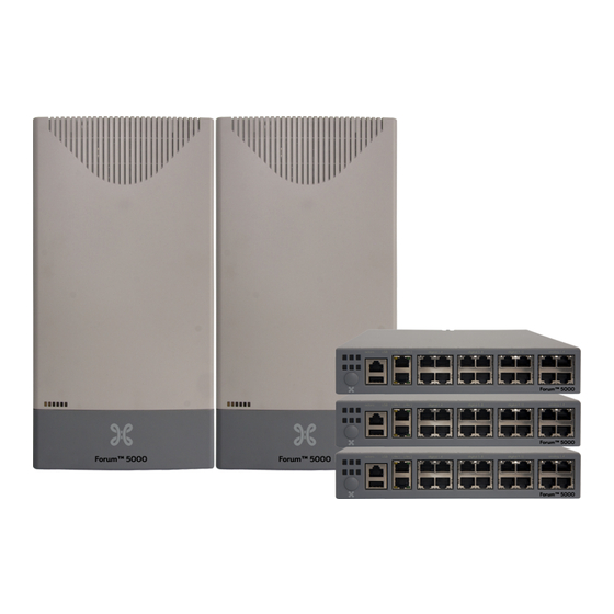 Proximus Forum 5000 Series Mounting And Commissioning Manual
