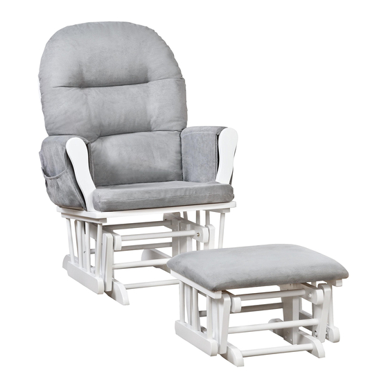 NAOMI HOME BRISBANE GLIDER AND OTTOMAN ASSEMBLY INSTRUCTIONS MANUAL Pdf Download ManualsLib