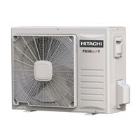 Hitachi Primairy Series Installation & Maintenance Manual