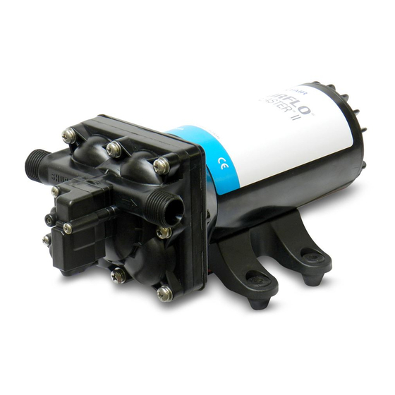 Pentair SHURFLO PRO BLASTER II 4248 Series Quick Start Manual