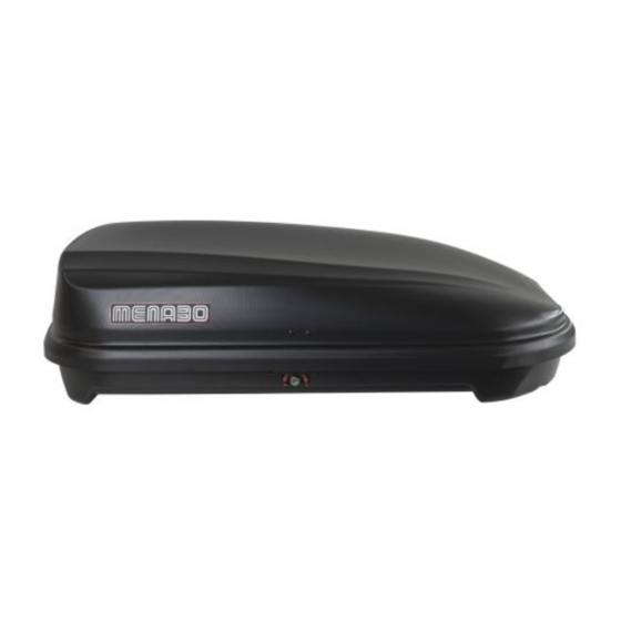 Menabo QUASAR 320 Fitting Instructions Manual