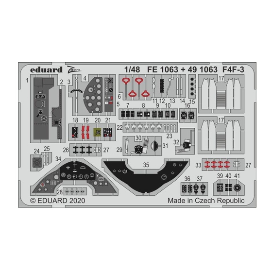 Eduard F4F-3 Assembly Instructions