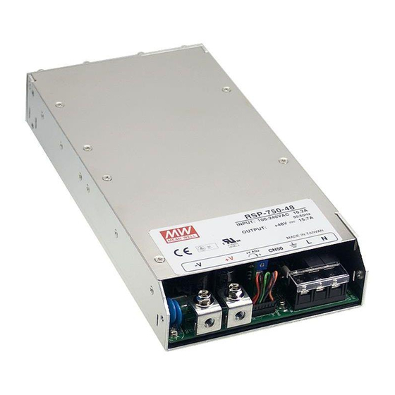 Mean Well RSP-750 Series Installation Manual