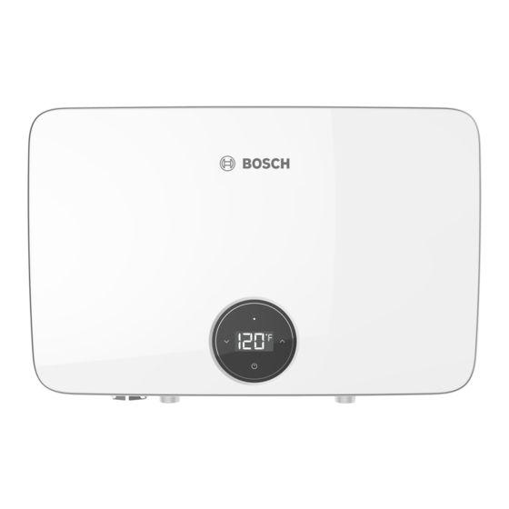 Bosch TR6100C-18 Installation Manual