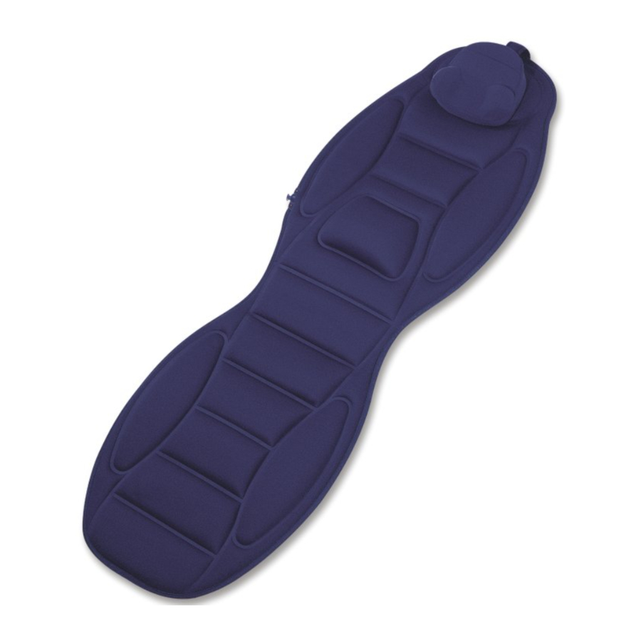 Scholl DR8683E - Deluxe Mattress Massager Manual
