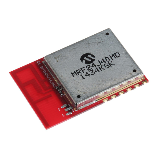 Microchip Technology MRF24J40MD Manual