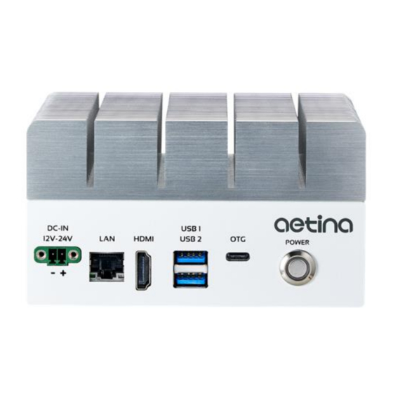 Aetina DeviceEdge Orin Nano AIE-CO21 User Manual
