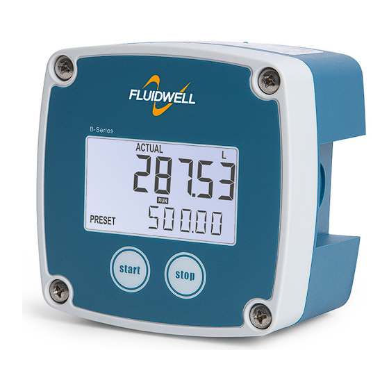 Fluidwell B Series User Manual