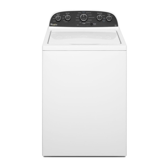 Whirlpool WTW4900BW Use And Care Manual