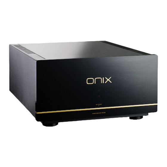 Onix OA-102 User Manual