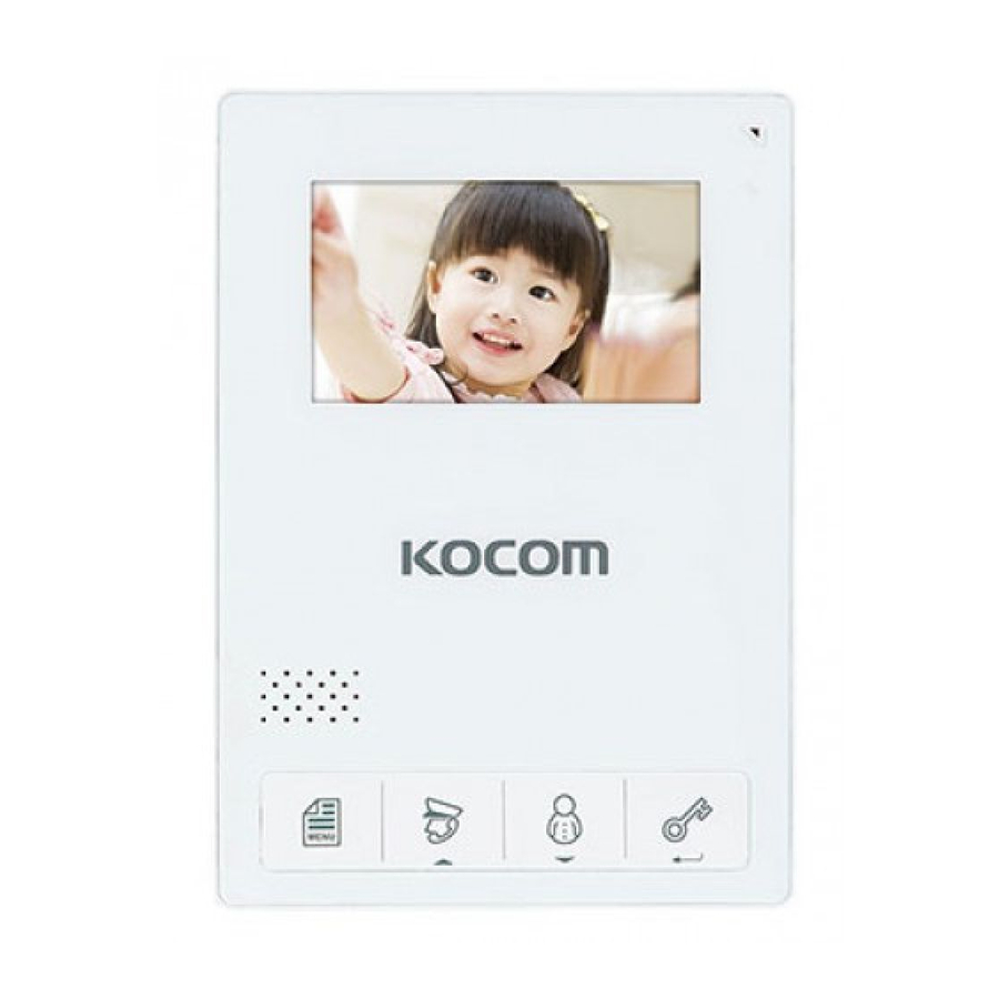 KOCOM KCV-434SD Operating & Installation Manual