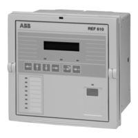 Abb REF 610 Technical Reference Manual