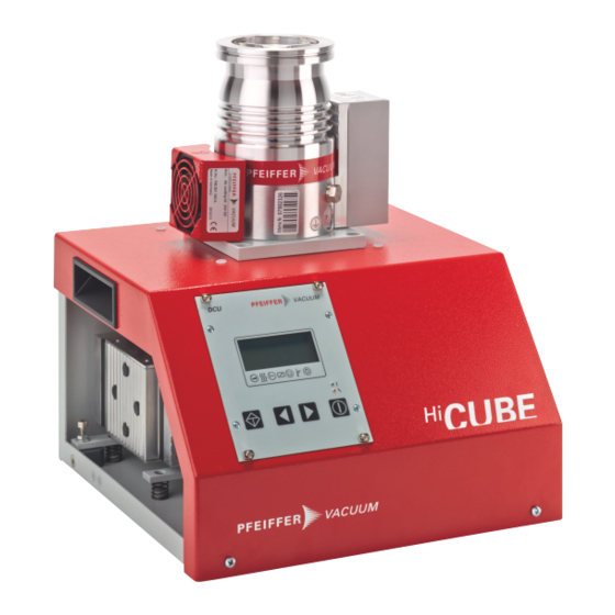 Pfeiffer Vacuum HICUBE ECO Operating Instructions Manual