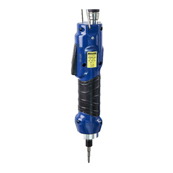 Kolver KDS Series Manual