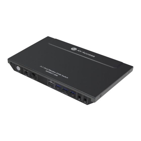 AV Access 4KSW21-DM User Manual