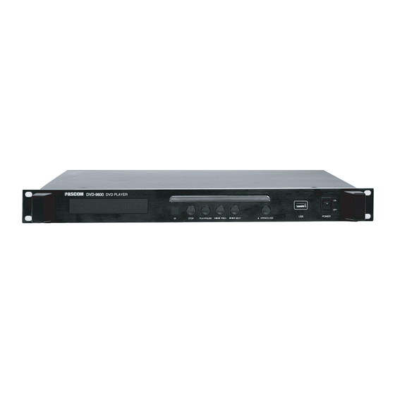 pascom MCD-9600A Manuals