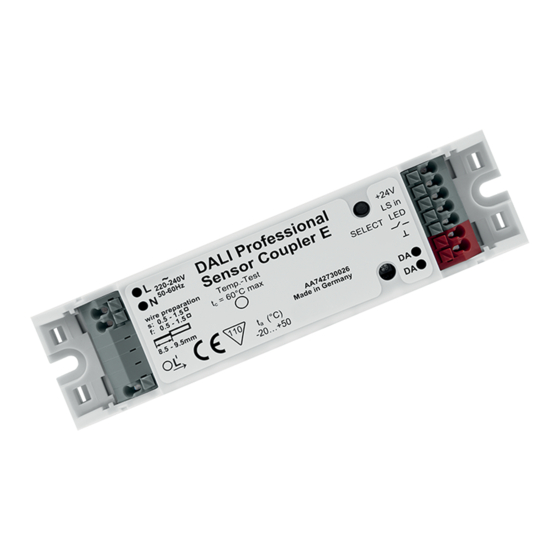 Encelium DALI Coupler E Installation Instructions Manual