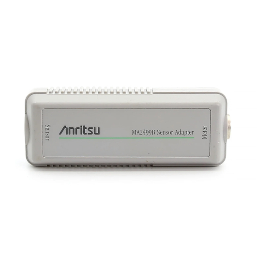 Anritsu ML2400A Series Operation Manual