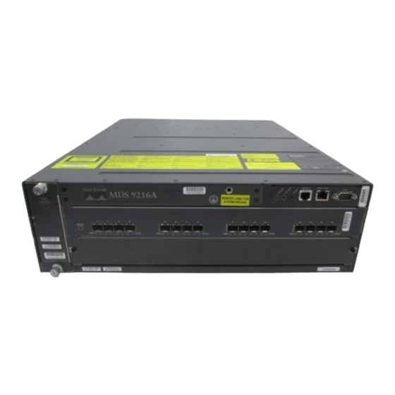 Cisco MDS 9216 Hardware Installation Manual