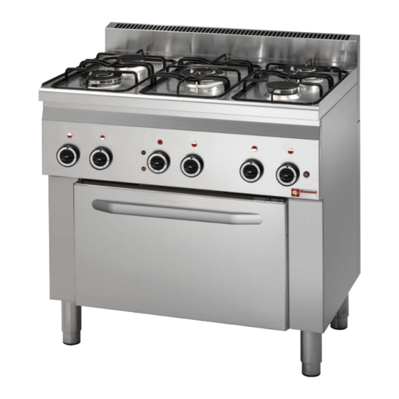 Diamond C5FV6-BP Gas Range Oven Manuals