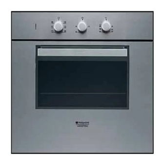 Hotpoint Ariston F 60.1 IX/HA Operating Instructions Manual