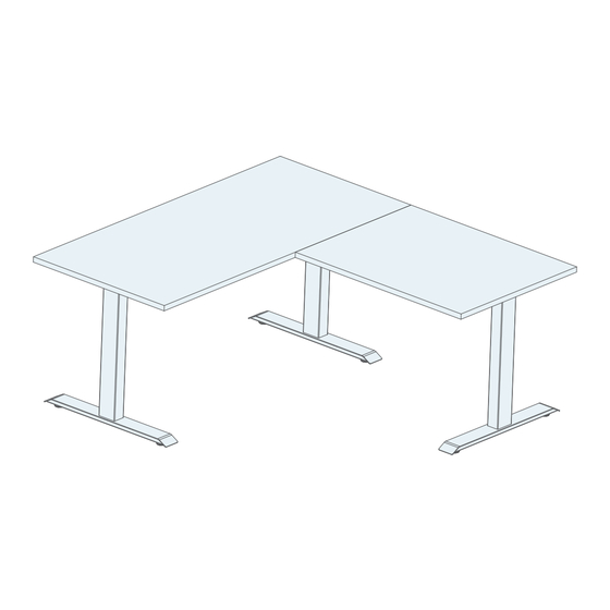DESKY L-SHAPE SIT STAND DESK Instruction Manual