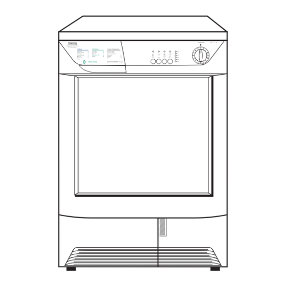 Zanussi Electrolux TCE7127W Instruction Booklet