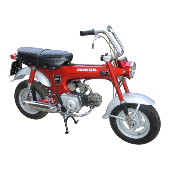 Honda ST50 Owner's Manual