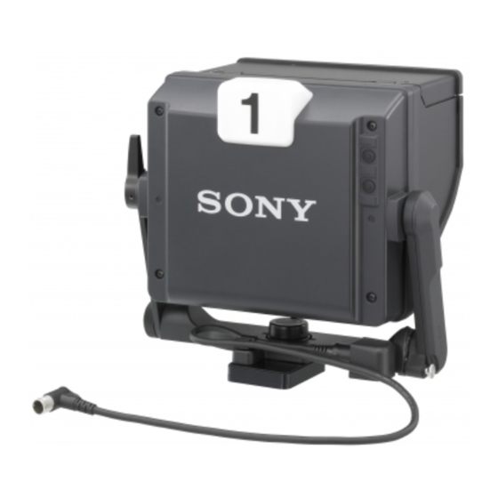 Sony VFH-990 Maintenance Manual