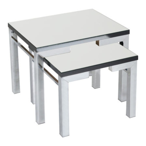 Seconique VALENCIA NEST OF TABLES Assembly Instructions