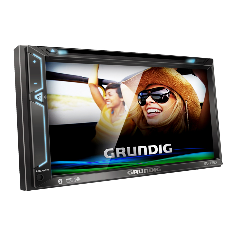 Grundig GE-7503 User Manual