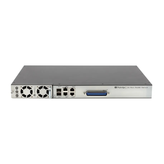 NVT Phybridge PoLRE24 Quick Install Manual