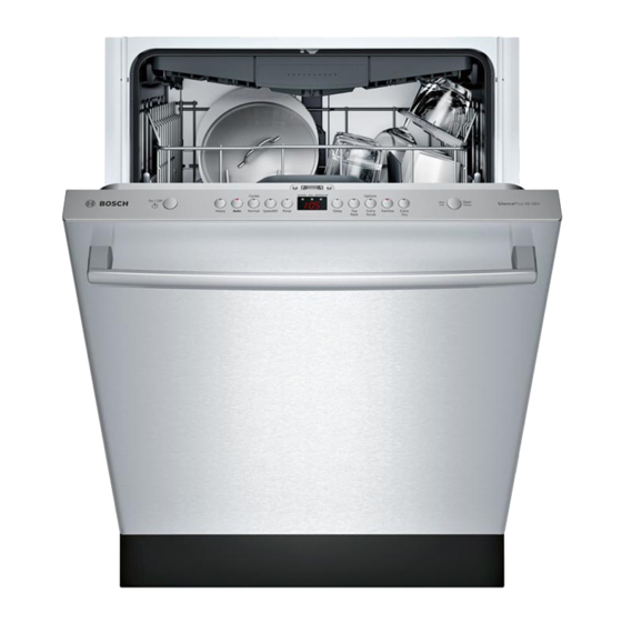 Bosch SHXM4AY5*N Built-In Dishwasher Manuals