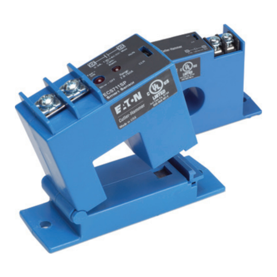 Eaton CurrentWatch ECS7 Series Installation Instructions