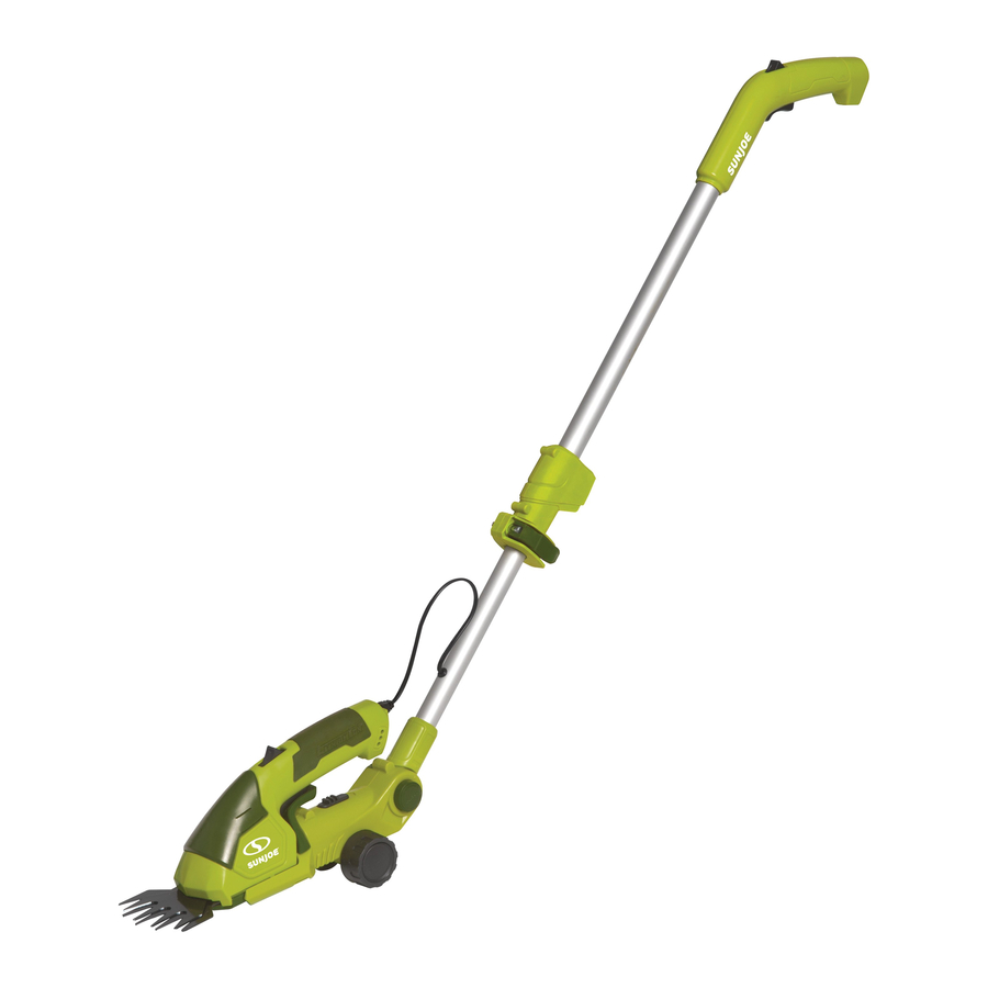 SunJoe HJ605CC - 2-in-1 Cordless Telescoping Grass Trimmer Manual