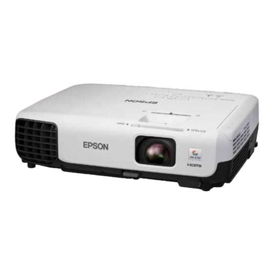 Epson EB-X03 Manuals