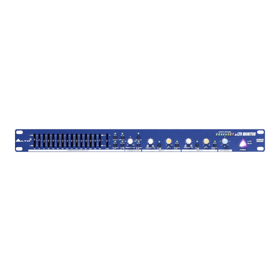 Alto MONITOR User Manual