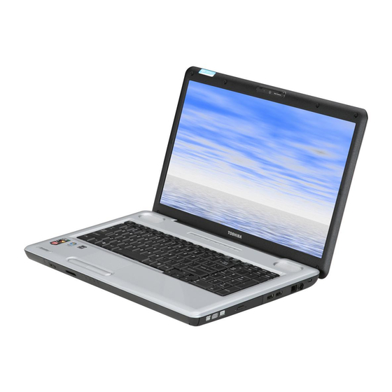 Toshiba Portable Personal Computer L User Manual Pdf Download