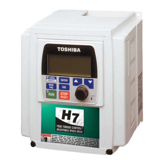 Toshiba Adjustable Speed Drive H7 Series Specification