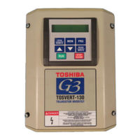 Toshiba G3 TOSVERT-130 Instruction Manual